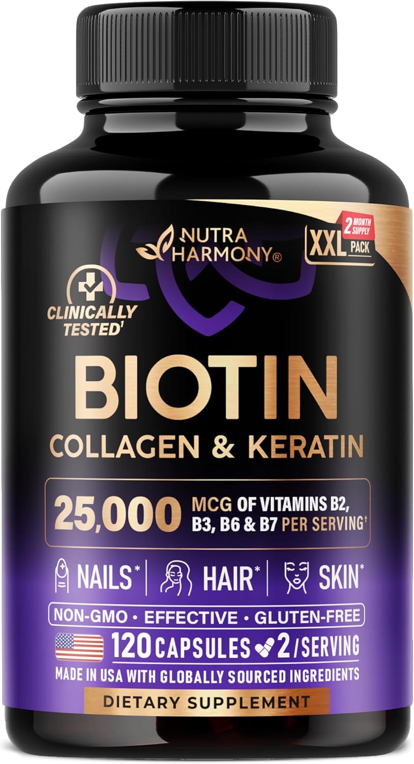 Biotin Vitamins with Collagen & Keratin