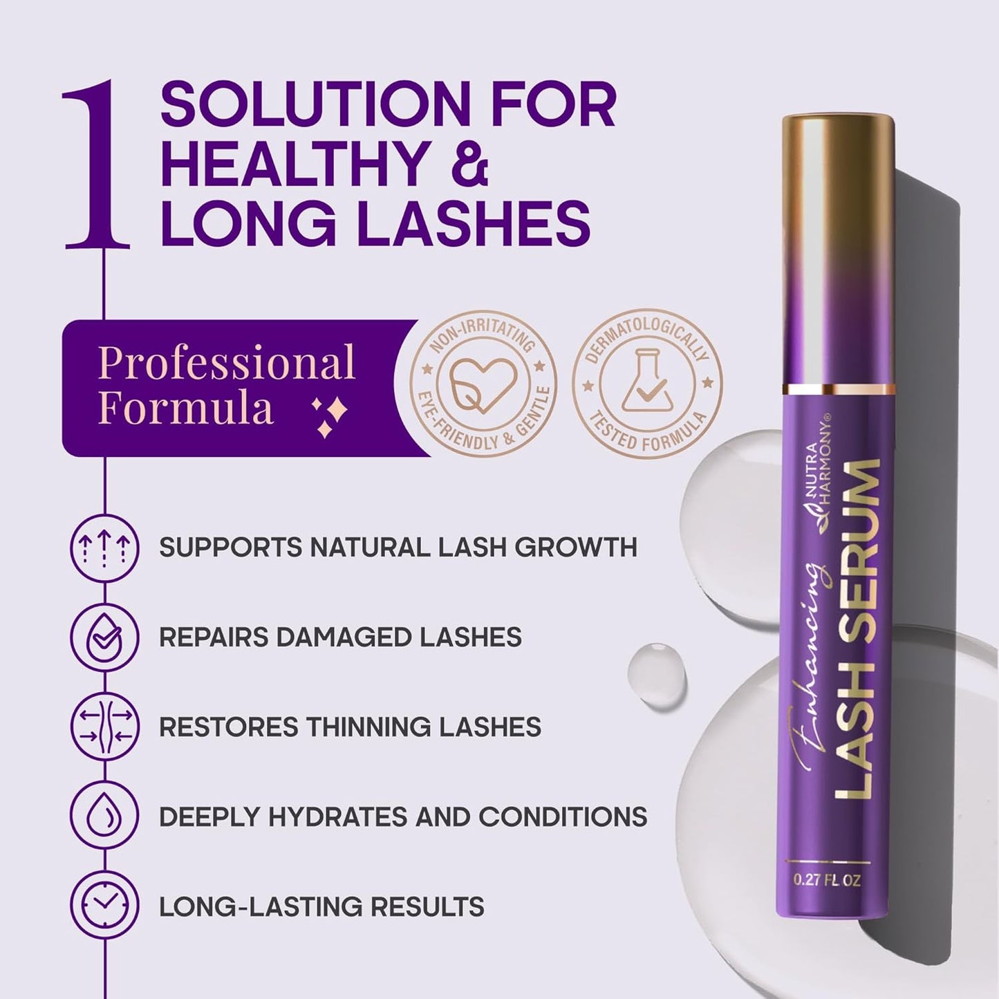Enhancing Lash Serum for Eyelash Growth