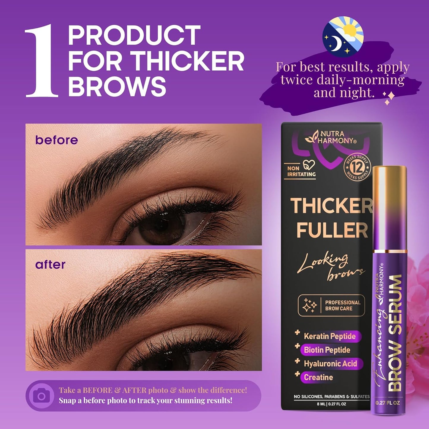 Enhancing Brow Serum for Eyebrow Growth