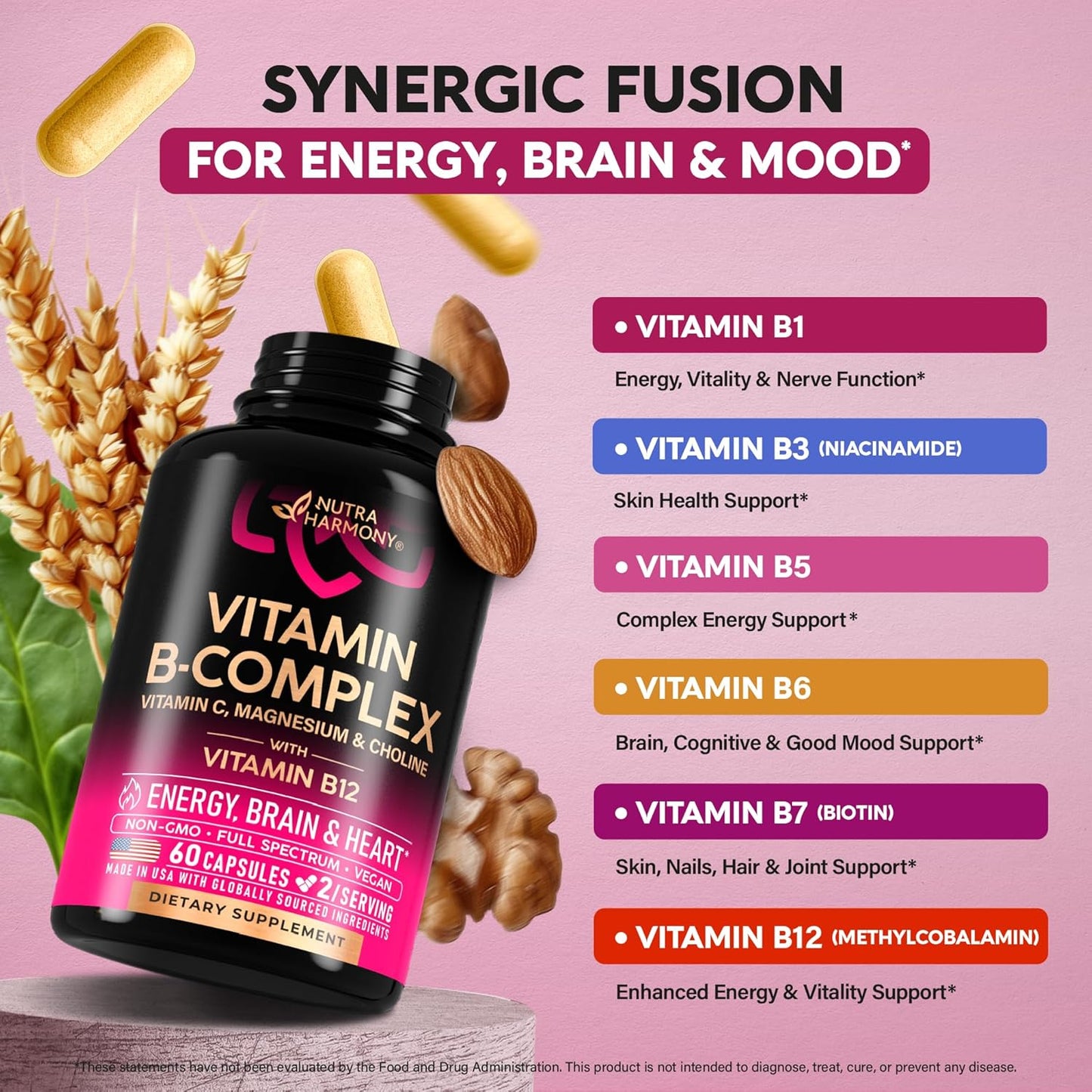 Vitamin B Complex for Men & Women
