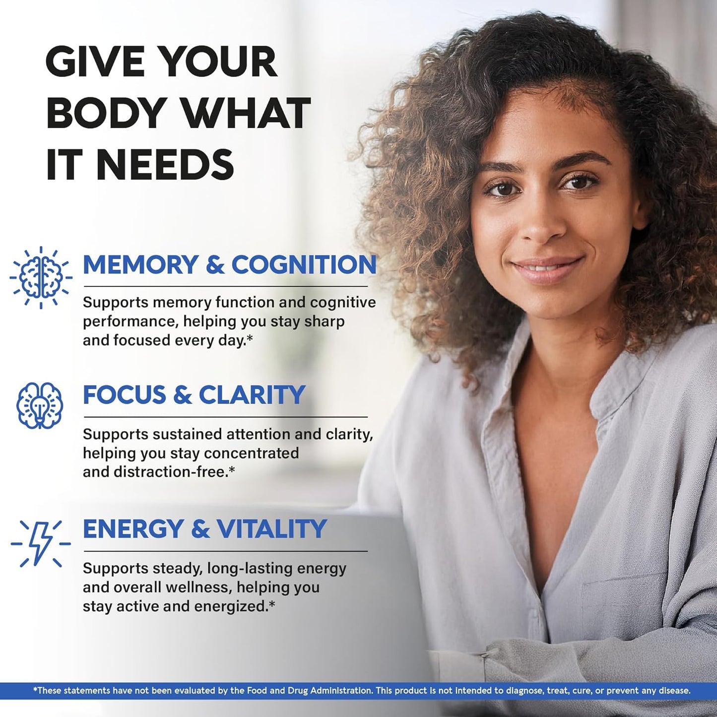 Brain Supplement for Memory & Focus