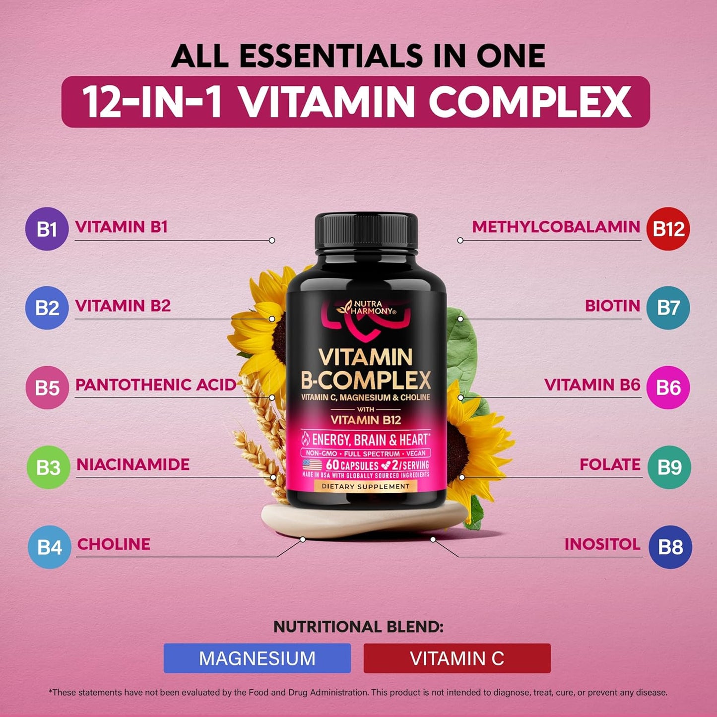 Vitamin B Complex for Men & Women