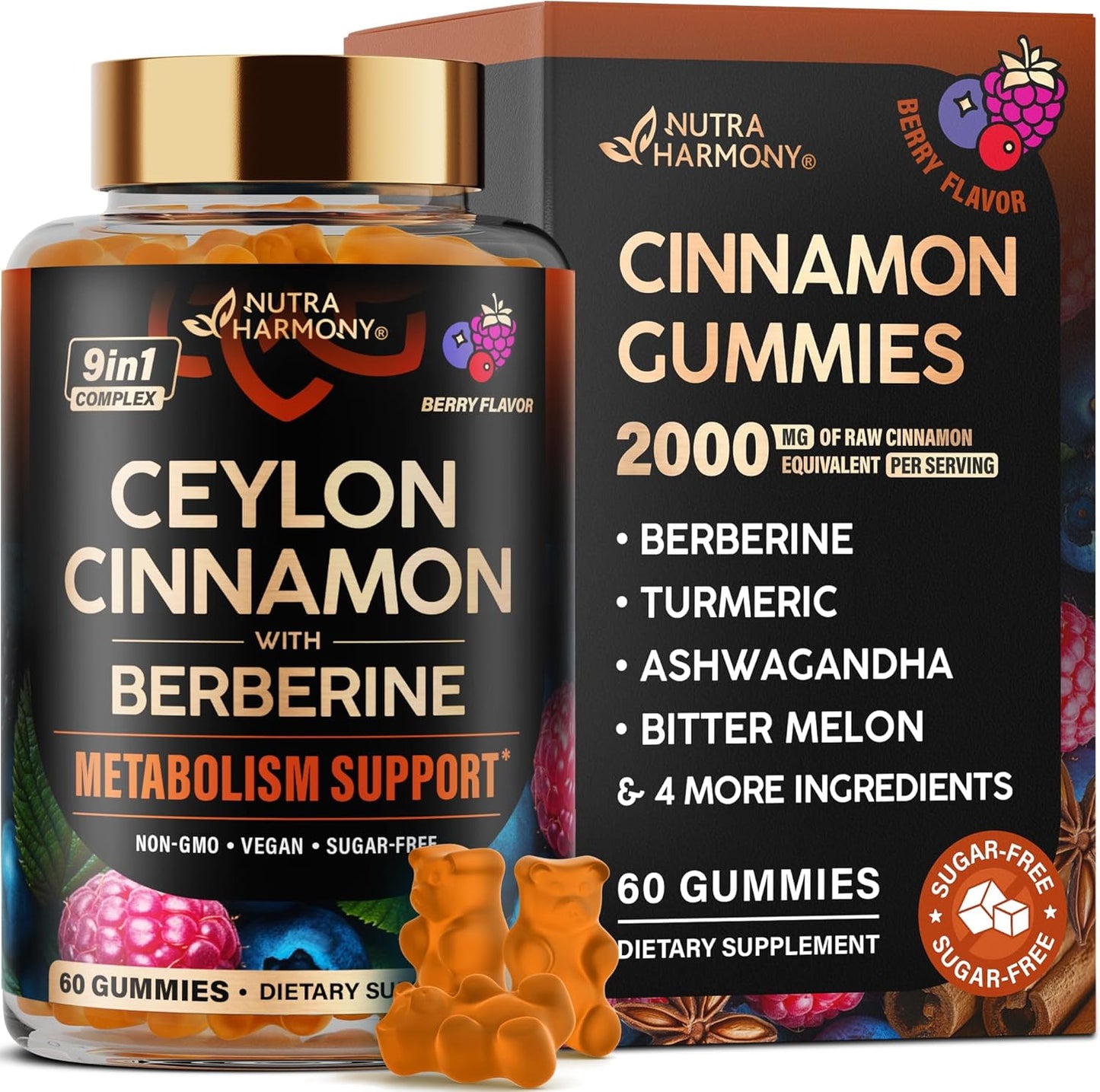 Ceylon Cinnamon Gummies 2000 mg