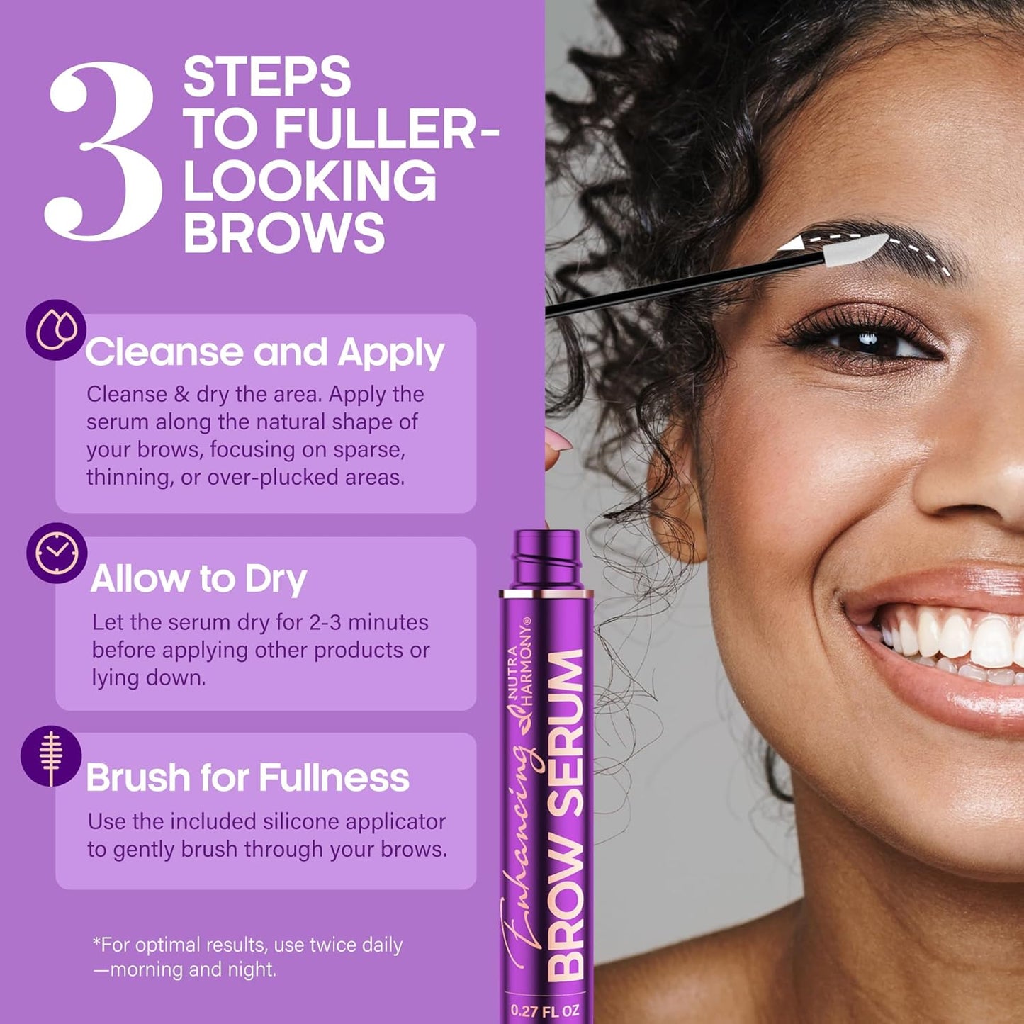 Enhancing Brow Serum for Eyebrow Growth