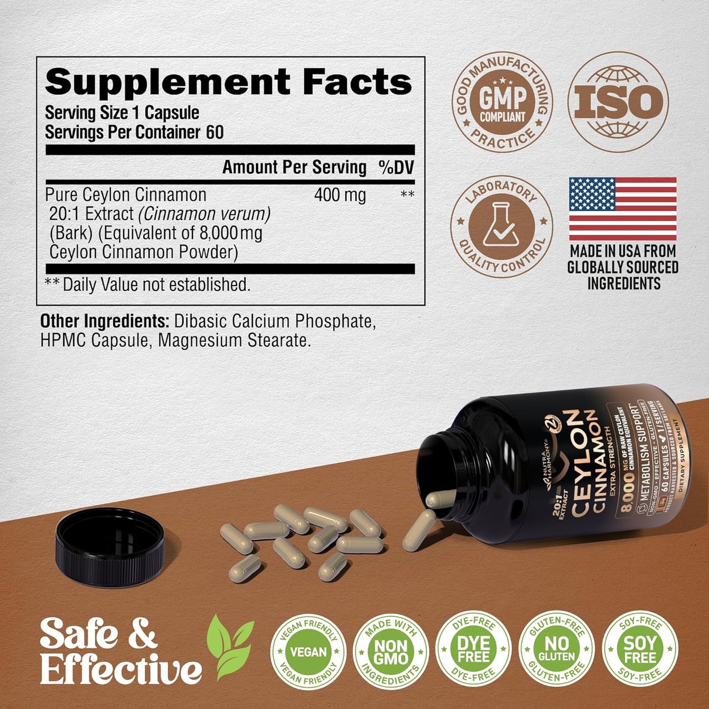 Ceylon Cinnamon Capsules