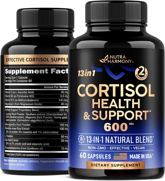 Cortisol Supplement - 13-in-1 Hormone Balance for Women