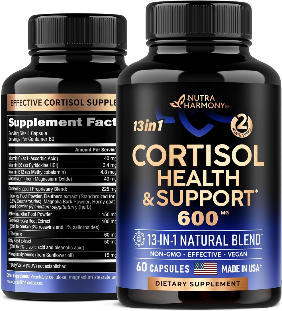 Cortisol Supplement - 13-in-1 Hormone Balance for Women – NUTRAHARMONY