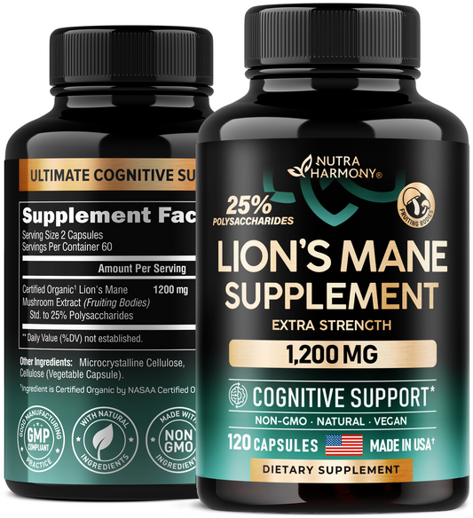 Lion's Mane Supplement Capsules