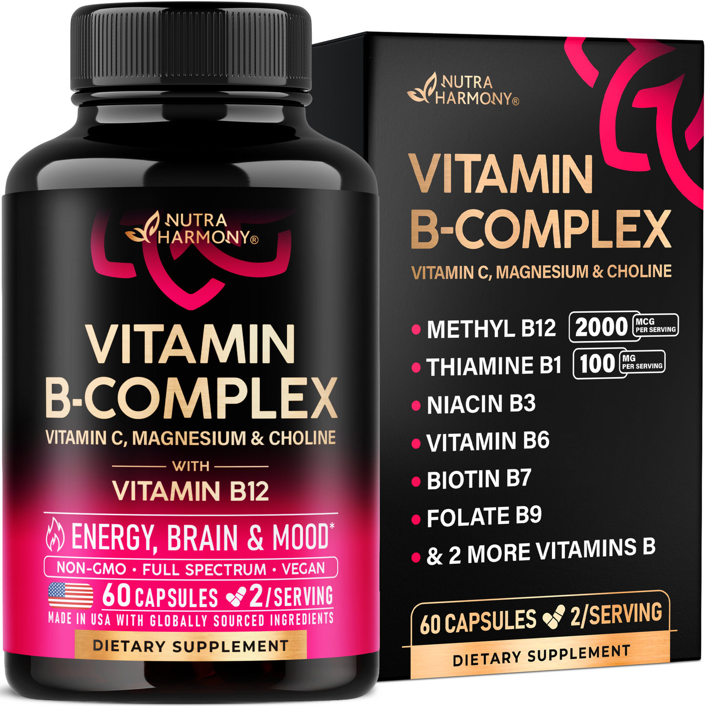 Vitamin B Complex for Men & Women