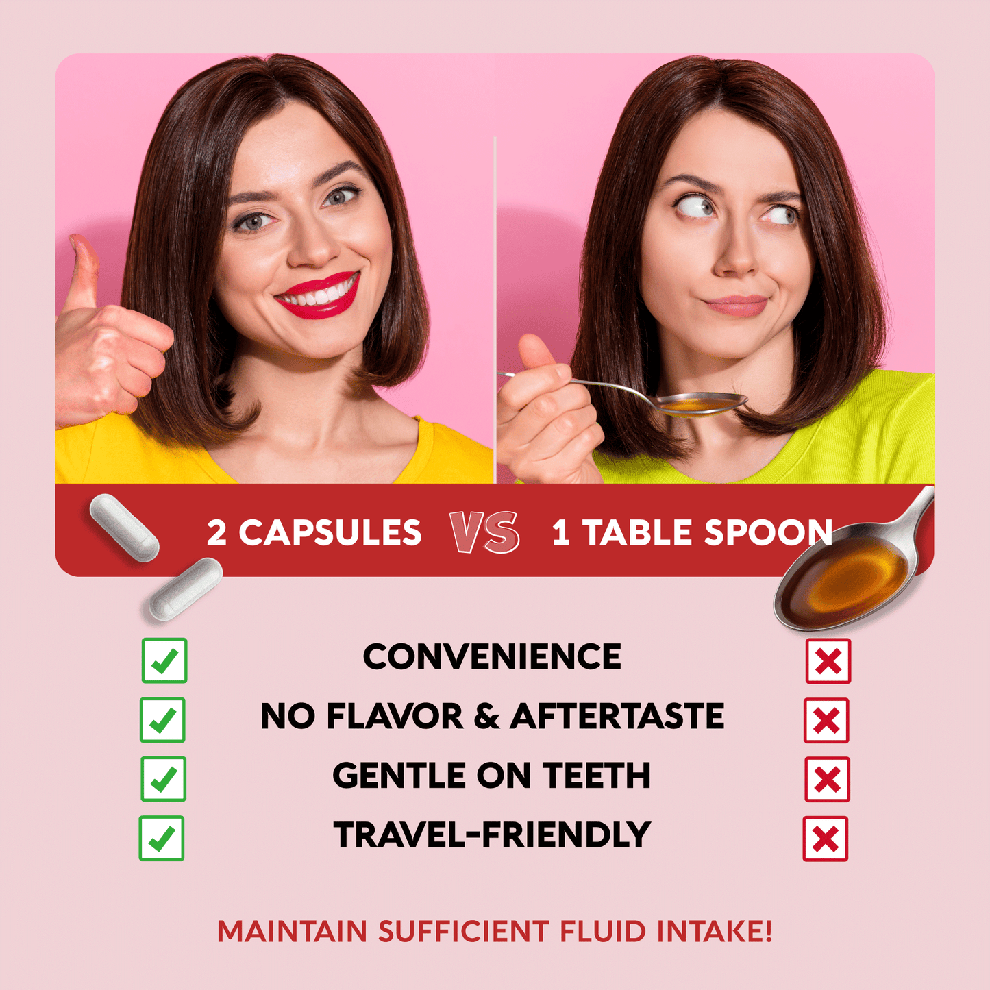 Apple Cider Vinegar Capsules for Energy, Metabolism & Weight Loss Support