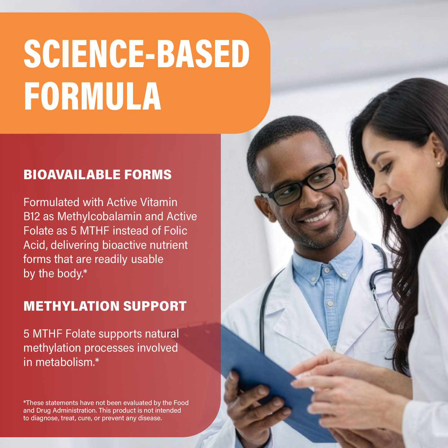 Vitamin B Complex with Astragalus & Whole Food Blend for Energy, Metabolism & Brain