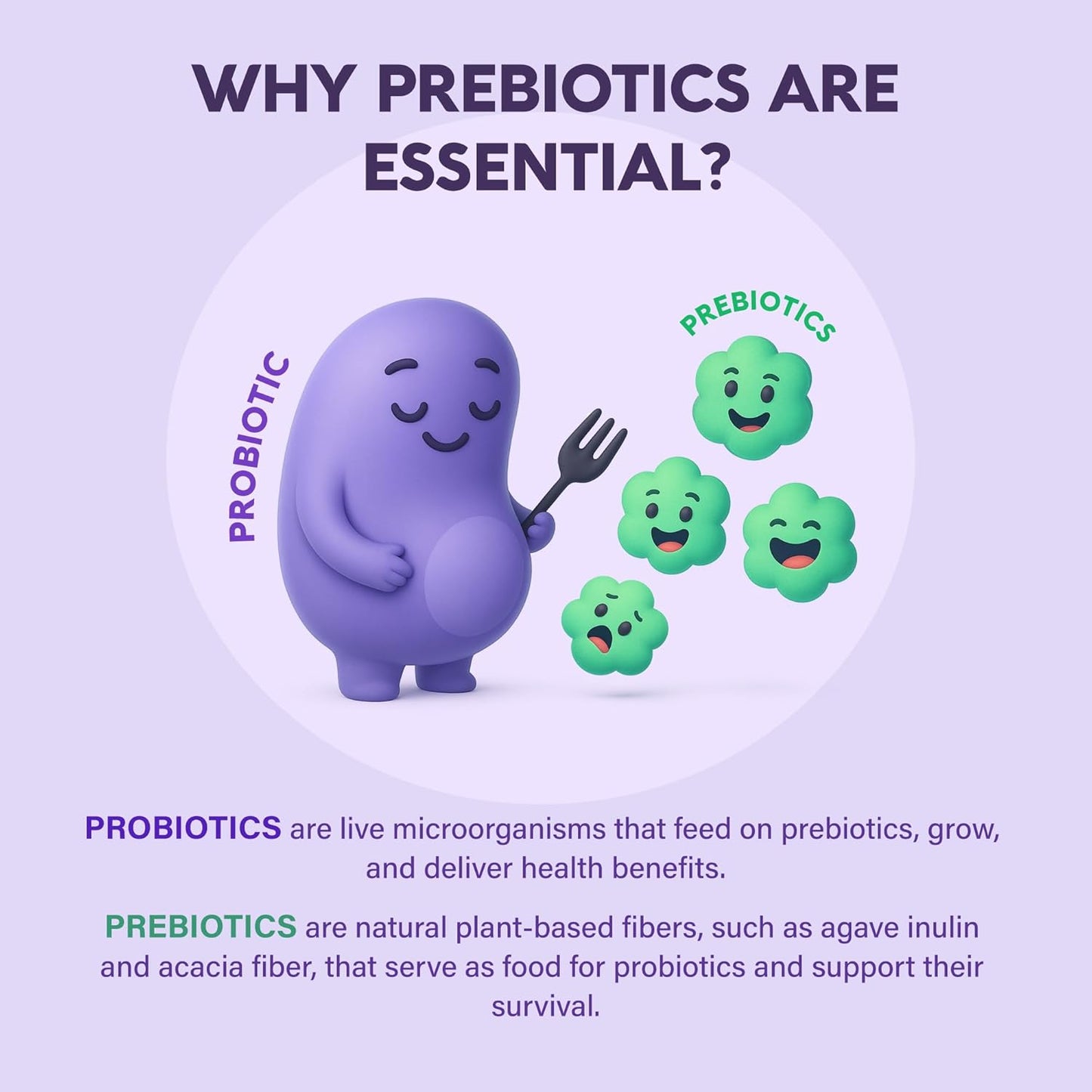 Probiotics for Women with Prebiotics & Fiber