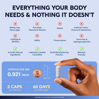 Magnesium Glycinate with Glycine and Taurine for Sleep & Relaxation Support