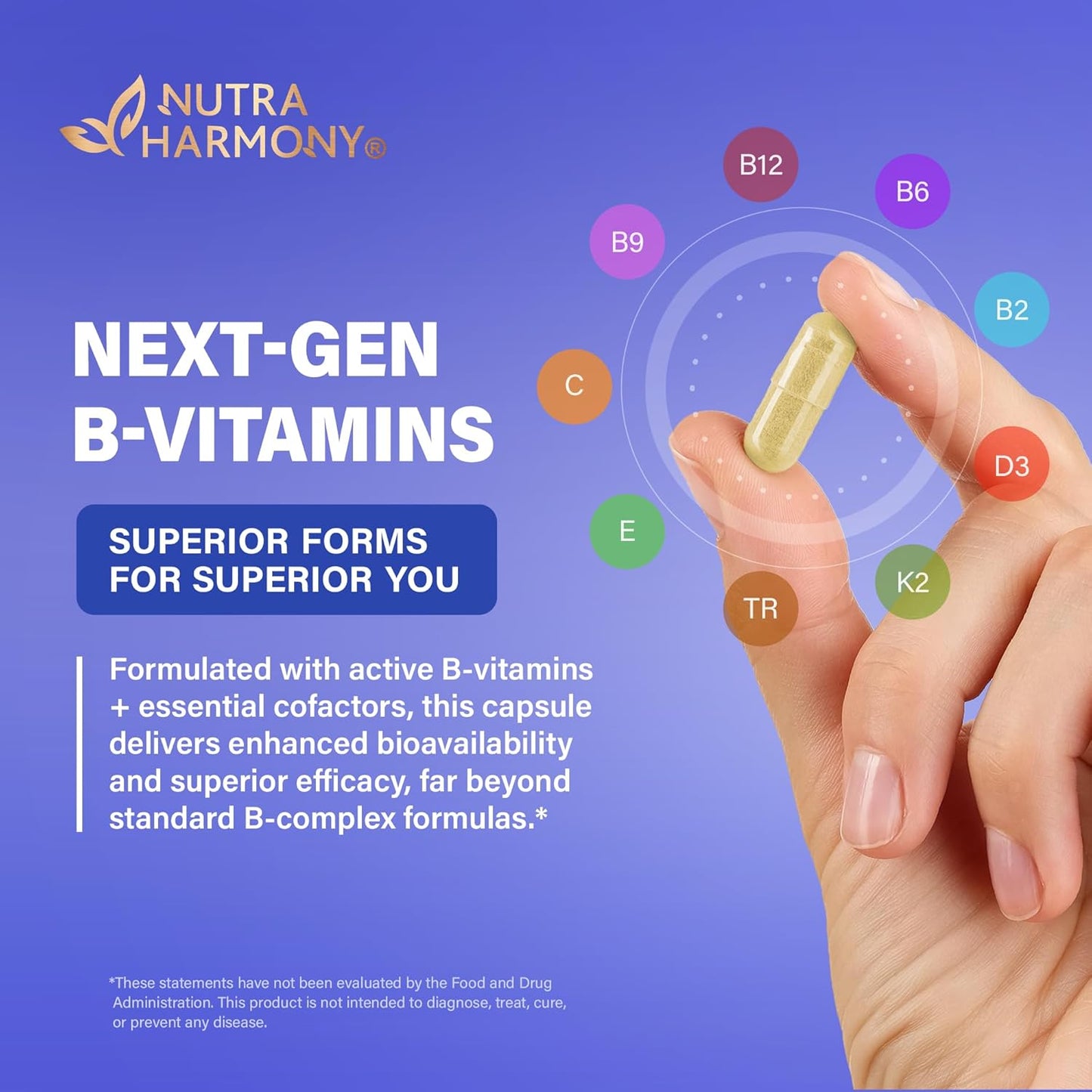 Vitamin B-Complex with Methylfolate & B12