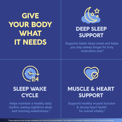 Magnesium Glycinate with Glycine and Taurine for Sleep & Relaxation Support