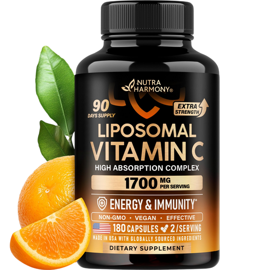 Liposomal Vitamin C 1700 mg - High Absorption Fat Soluble Complex