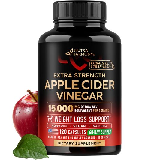 Apple Cider Vinegar Capsules for Energy, Metabolism & Weight Loss Support
