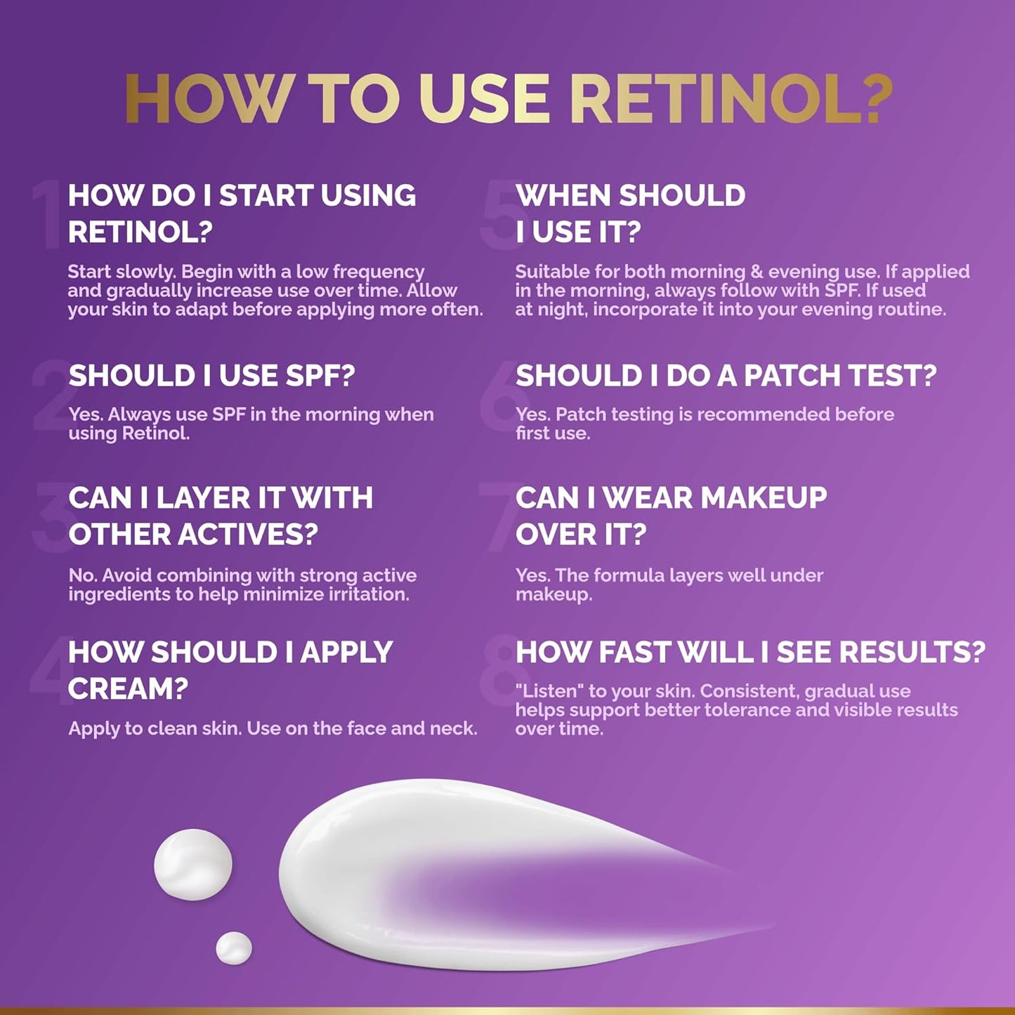 Day & Night Face Moisturizer with Collagen Retinol & Hyaluronic Acid for Women & Men