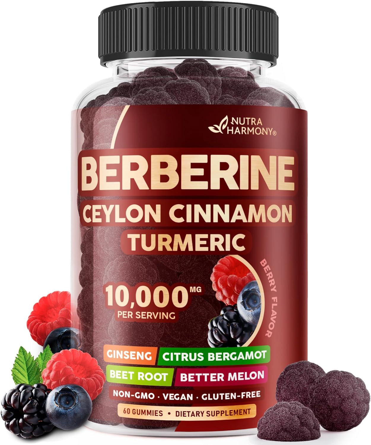 Berberine with Ceylon Cinnamon Gummies