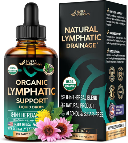 USDA Organic Lymphatic Drainage Drops