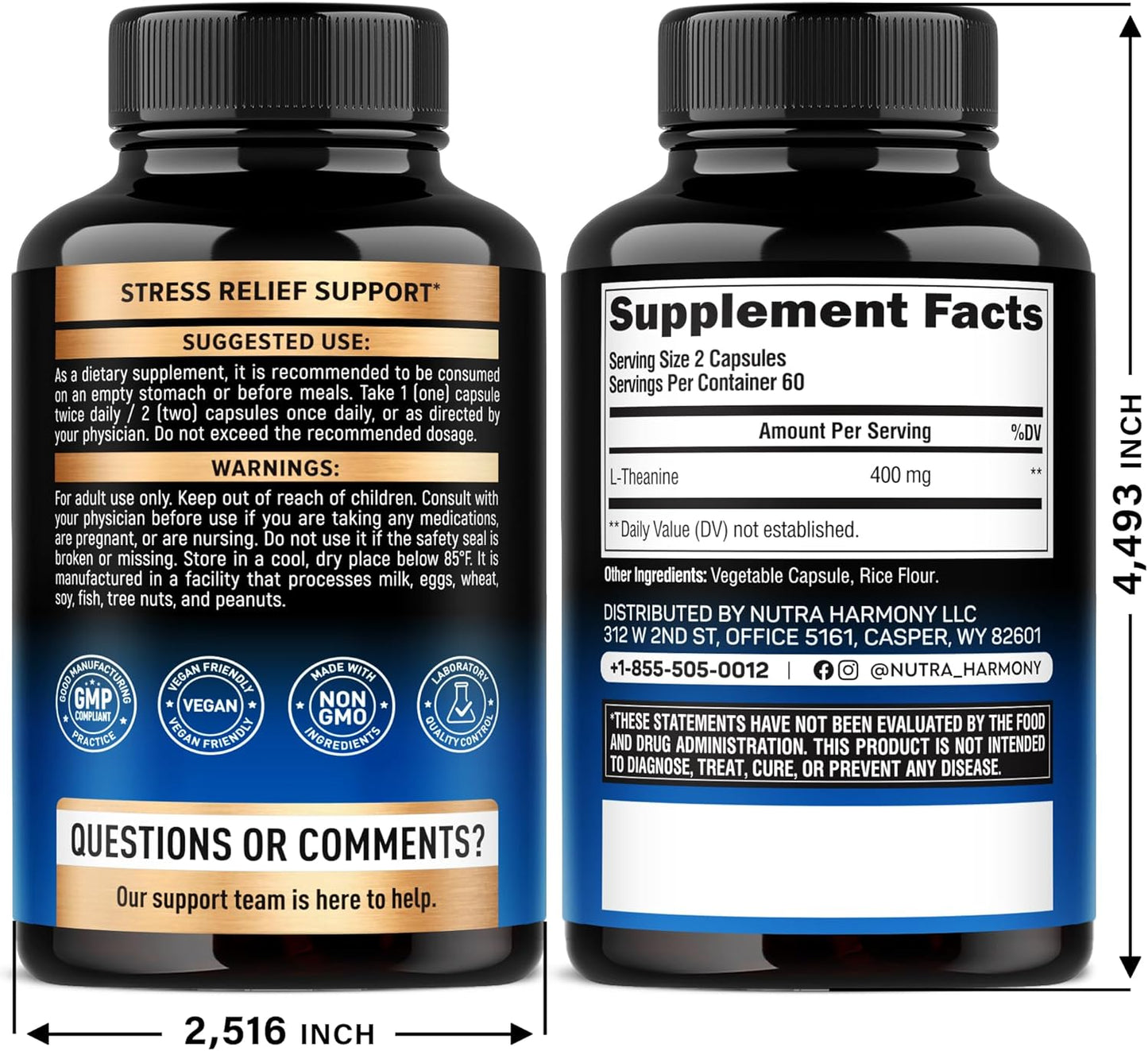 L Theanine Supplement 400 mg