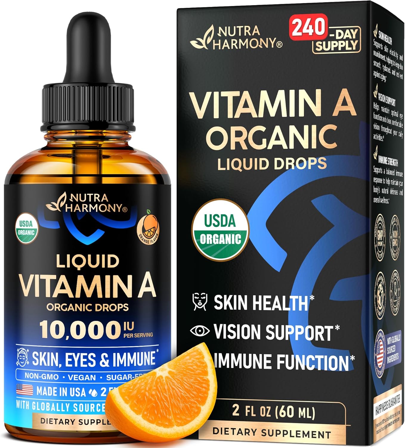USDA Organic Vitamin A Drops