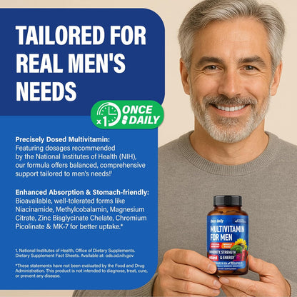 Multivitamin for Men: 46-in-1 Complex