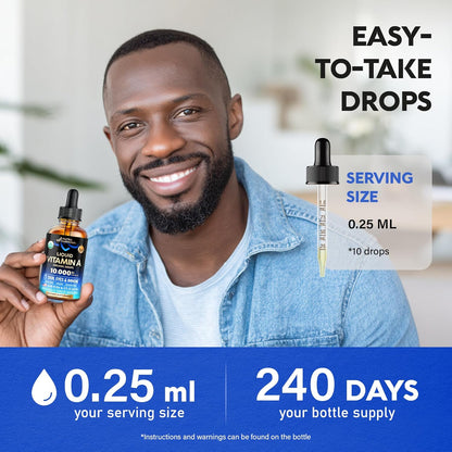 USDA Organic Vitamin A Drops