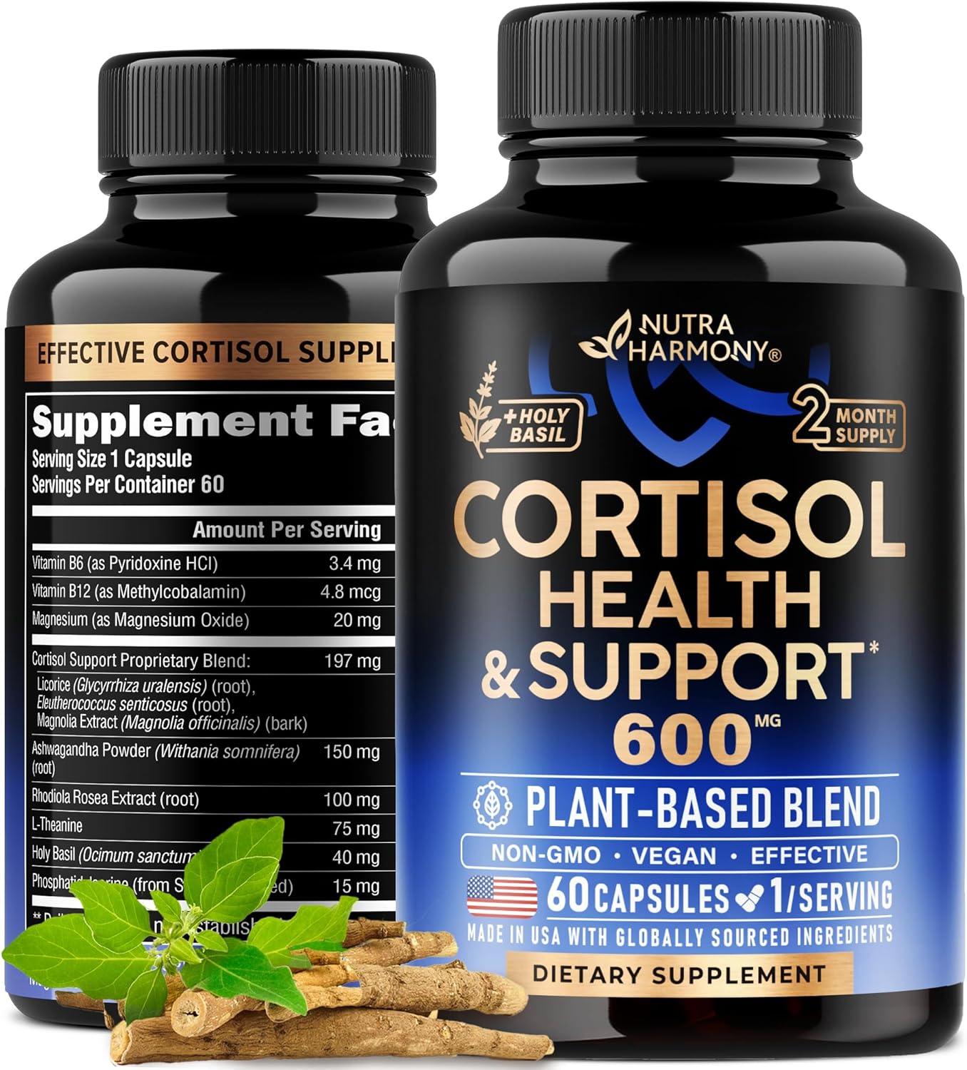 Cortisol Supplement - 11-in-1 Hormone Balance for Women