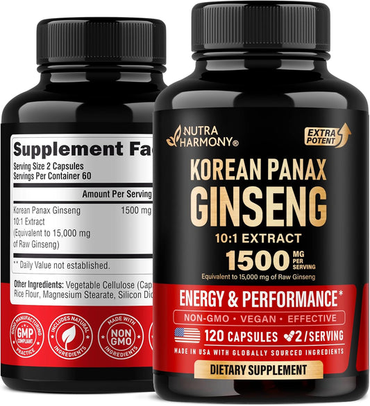 Korean Red Panax Ginseng Supplement for Men