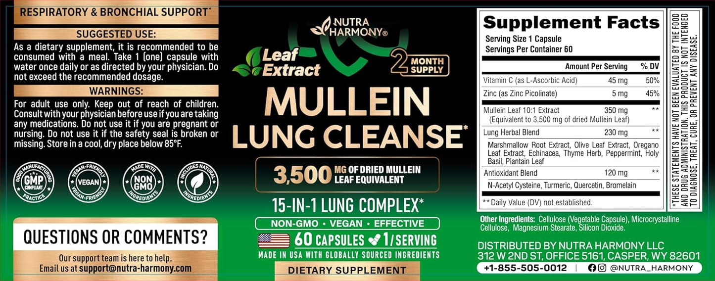 Mullein Lung Detox & Cleanse