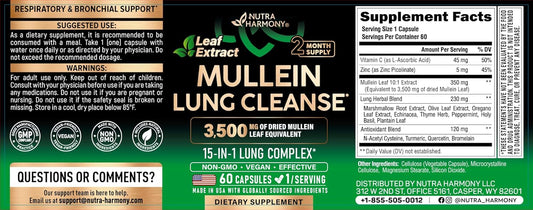 Mullein Lung Detox & Cleanse