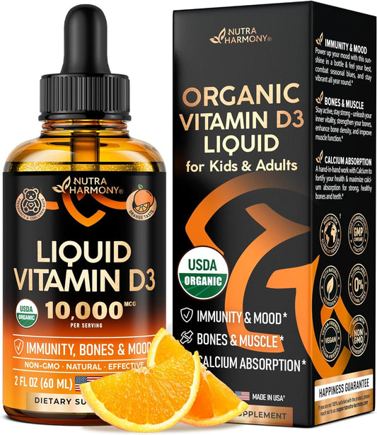 USDA Organic Vitamin D3 Liquid