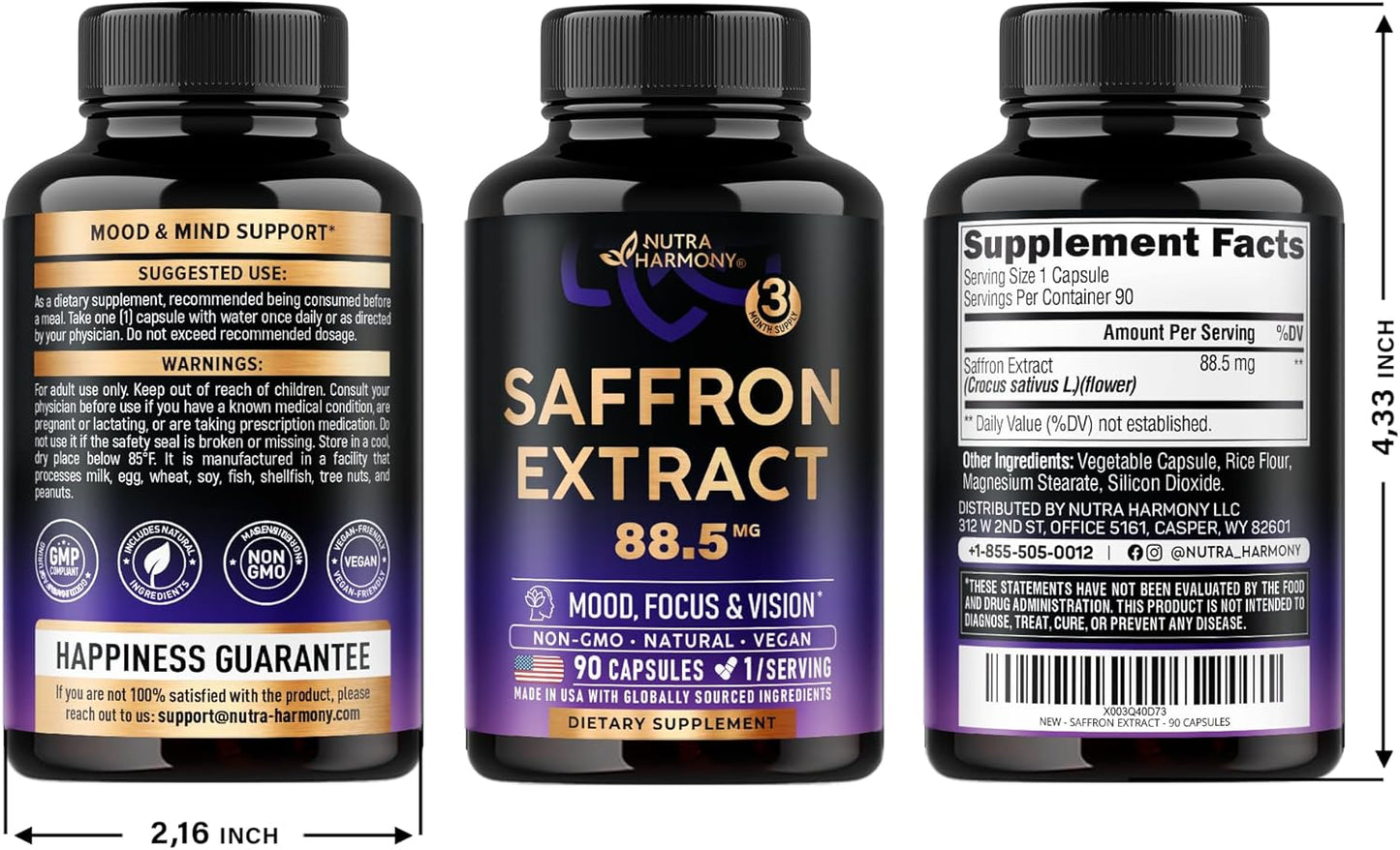 Saffron Extract Supplement