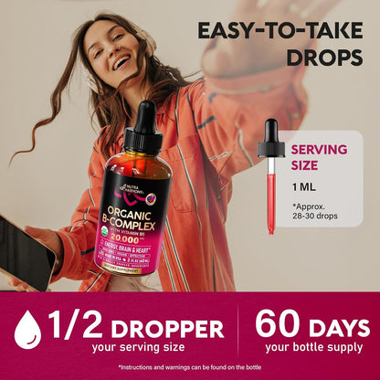 USDA Vitamin B Complex Liquid Drops