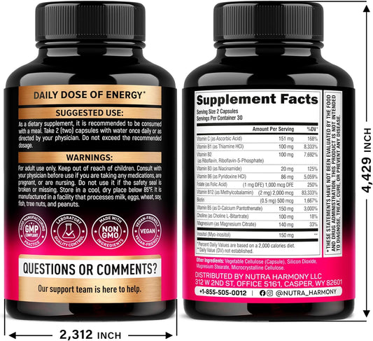 Vitamin B Complex for Men & Women