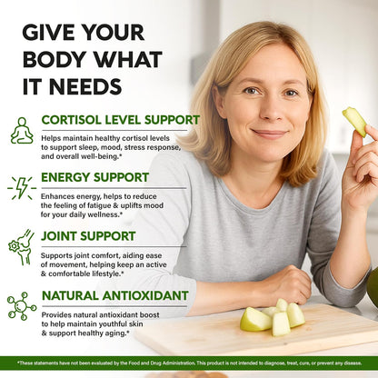 Pure Moringa Leaf Powder for Cortisol Level, Energy & Joint Support