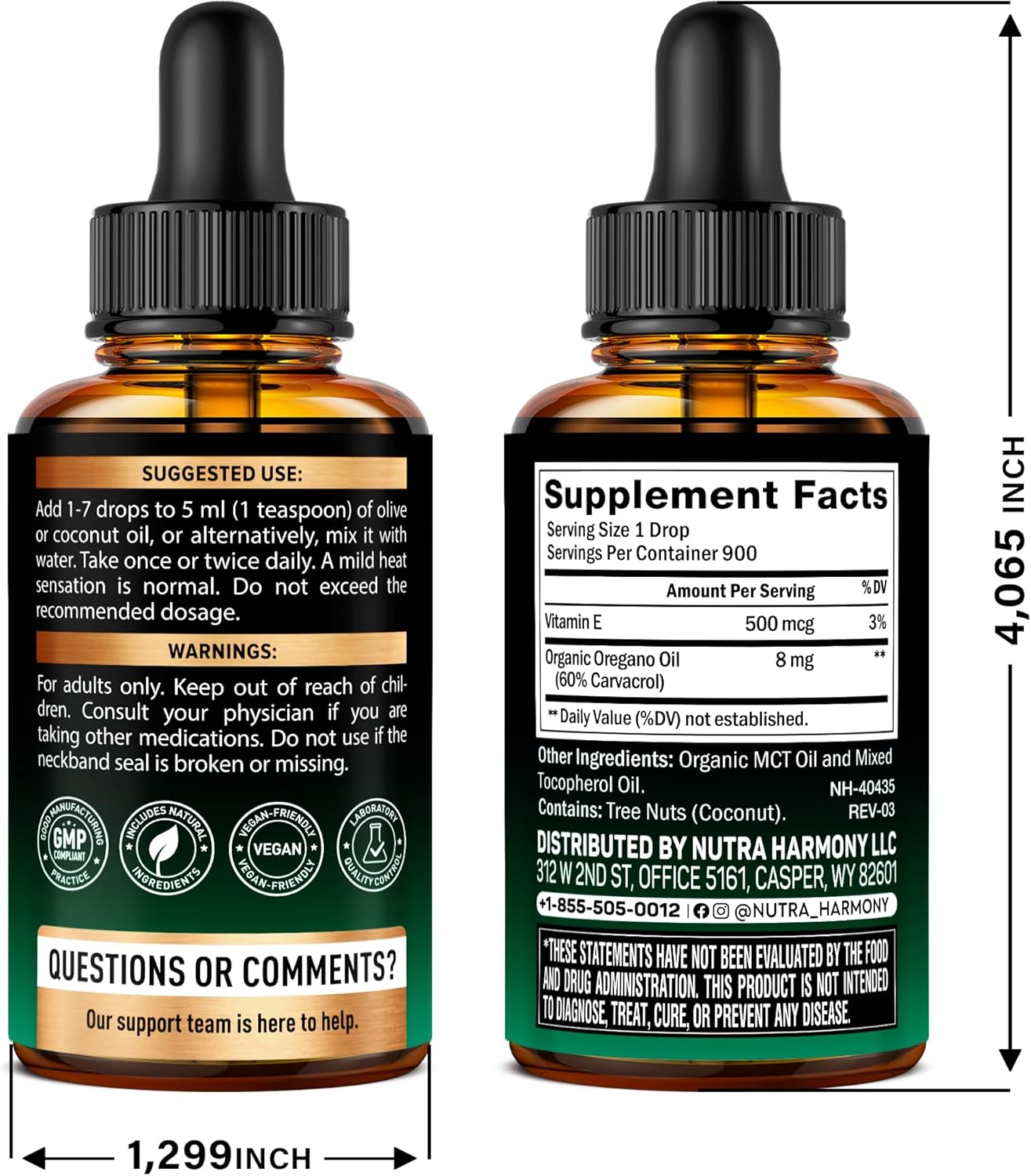 USDA Organic Oregano Oil