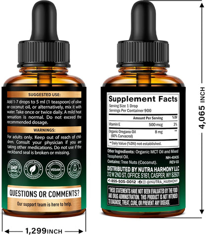 USDA Organic Oregano Oil