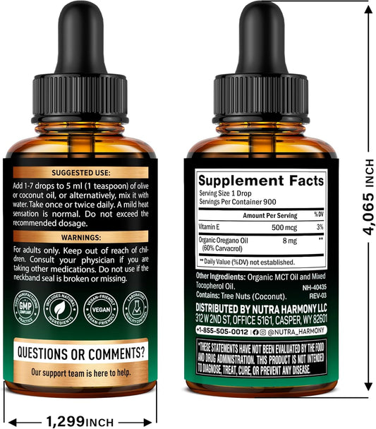 USDA Organic Oregano Oil