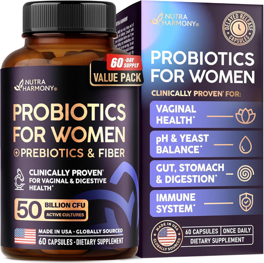 Probiotics for Women with Prebiotics & Fiber