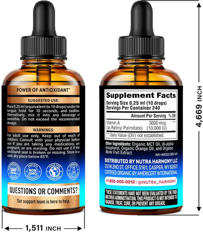 USDA Organic Vitamin A Drops