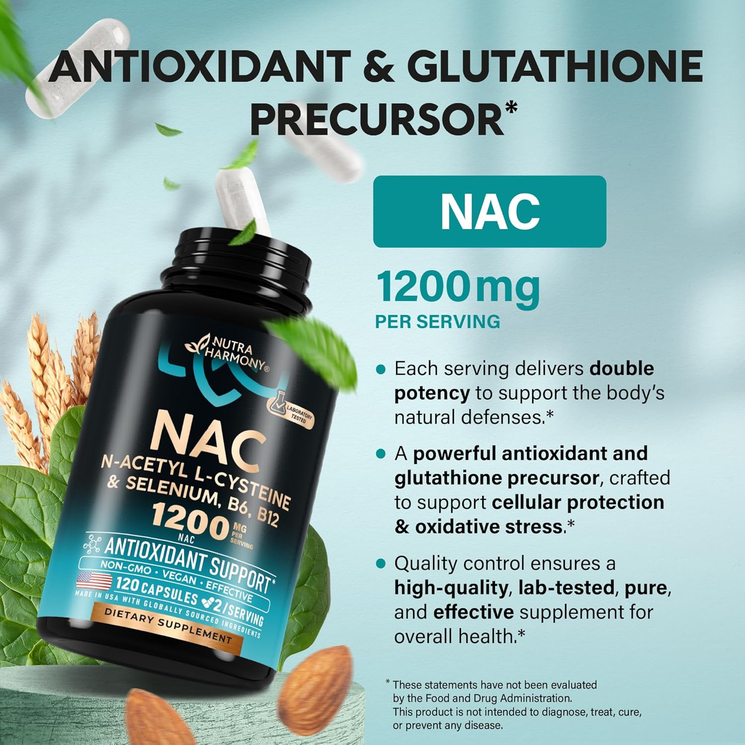 NAC Supplement NUTRAHARMONY NAC Supplement NUTRAHARMONY