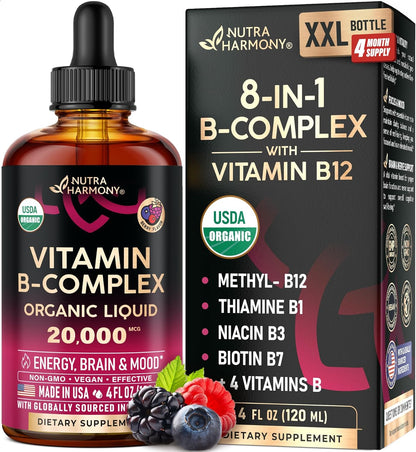 USDA Vitamin B Complex Liquid Drops
