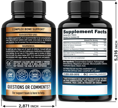 Calcium 1200 mg with Vitamin D3&K2