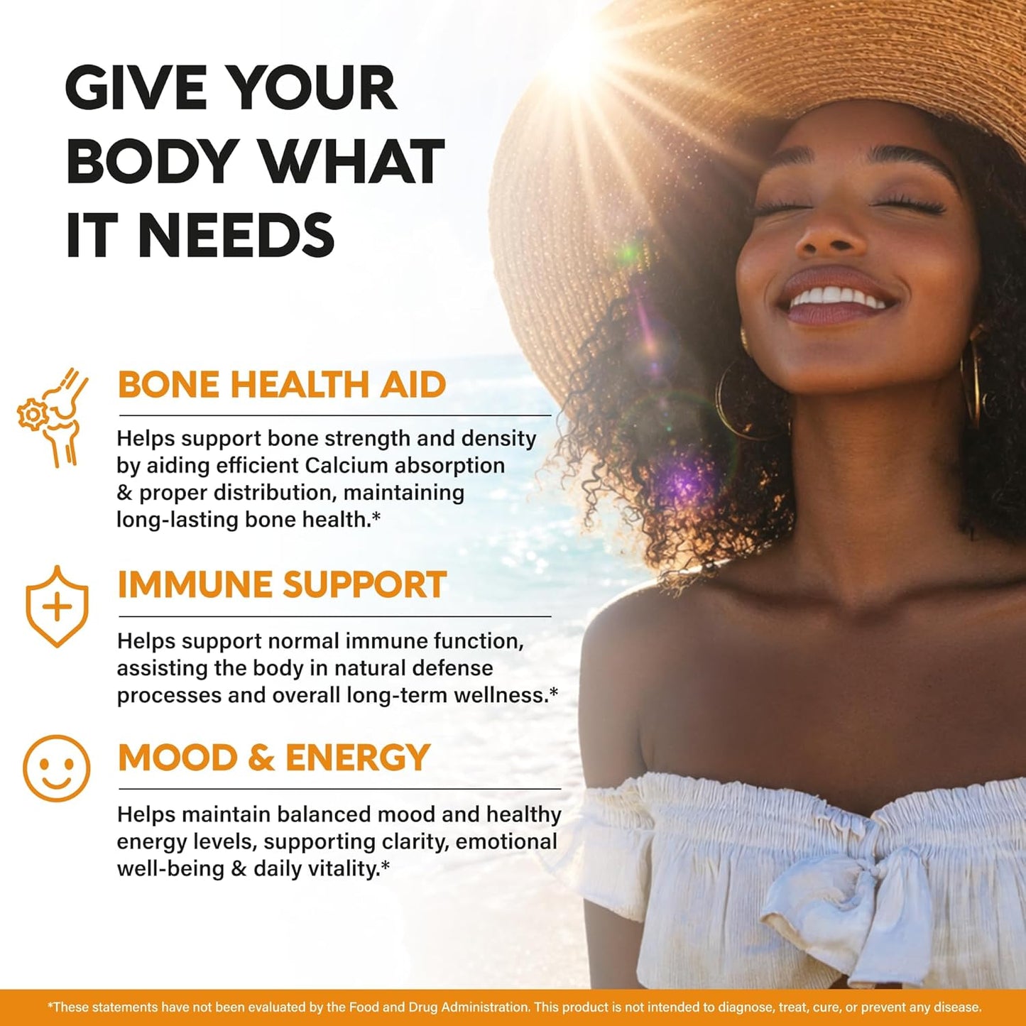 Vitamin D3 K2 Softgels For Immune & Mood Support