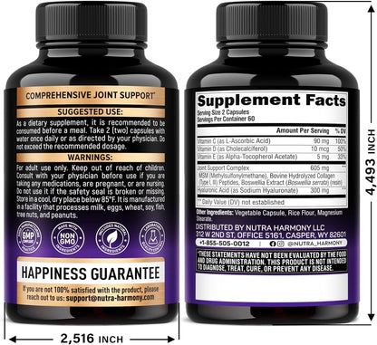 Hyaluronic Acid Supplement Complex 7-in-1 for Skin Hydratation & Joint Comfort