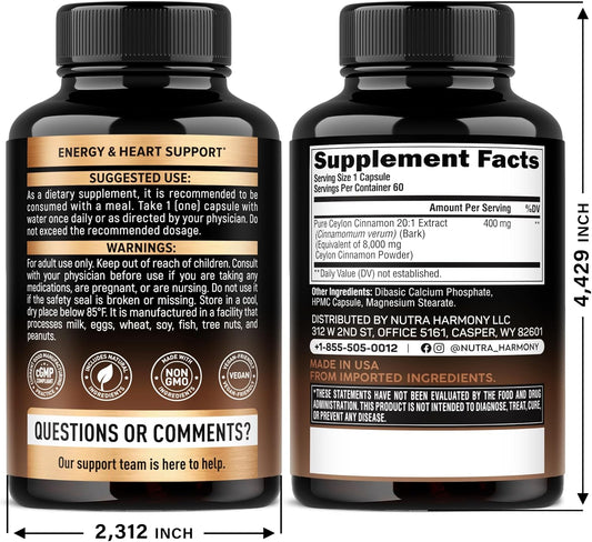 Ceylon Cinnamon Capsules