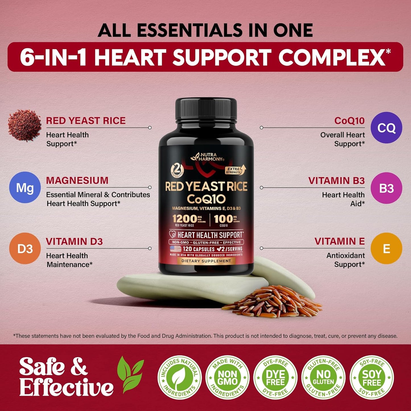 Red Yeast Rice with CoQ10 Supplement