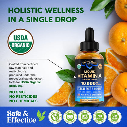USDA Organic Vitamin A Drops